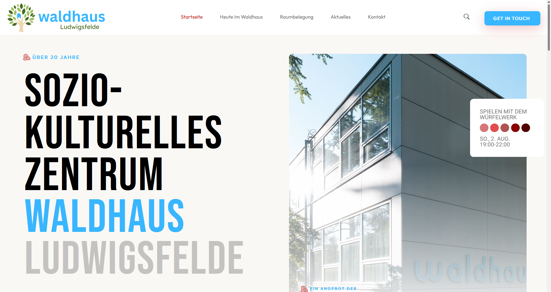 2026-07-29 Neues – Waldhaus Website geht online 01